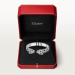 Panthère de Cartier Double-Head Bracelet,Cartier with Pavé Diamonds, 18K White Gold - Image 3