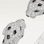 Panthère de Cartier Double-Head Bracelet,Cartier with Pavé Diamonds, 18K White Gold - Image 6