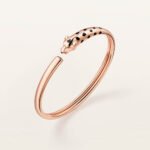 Panthère de Cartier Small Bracelet,Cartier with Black Lacquer, 18K Rose Gold