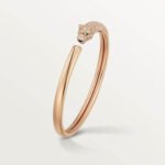 Panthère de Cartier Small Bracelet,Cartier with Semi-Pavé Diamonds, 18K Rose Gold
