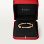Panthère de Cartier Small Bracelet,Cartier with Semi-Pavé Diamonds, 18K Rose Gold - Image 5