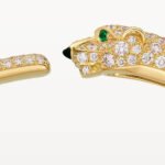 C Panthère de Cartier Bracelet, Small Model, Half-Pavé Diamonds, 18K Yellow Gold - Image 5