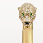 Panthère de Cartier Small Bracelet,Cartier with Semi-Pavé Diamonds, 18K Yellow Gold - Image 8