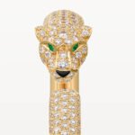 C Panthère de Cartier Bracelet, Small Model, Half-Pavé Diamonds, 18K Yellow Gold - Image 7