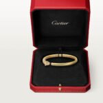 Panthère de Cartier Small Bracelet,Cartier with Semi-Pavé Diamonds, 18K Yellow Gold - Image 3