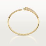 C Panthère de Cartier Bracelet, Small Model, Half-Pavé Diamonds, 18K Yellow Gold - Image 8