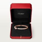 Panthère de Cartier Bracelet, Small Model, Pavé Diamonds, 18K Rose Gold - Image 4