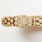 Panthère de Cartier Bracelet,Cartier with Pavé Diamonds, 18K Yellow Gold - Image 4