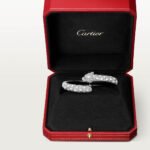 Panthère de Cartier Bracelet,Cartier with Black Lacquer and Pavé Diamonds, 18K White Gold - Image 3