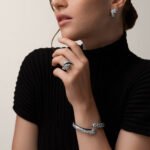 Panthère de Cartier Bracelet,Cartier with Black Lacquer and Pavé Diamonds, 18K White Gold - Image 4