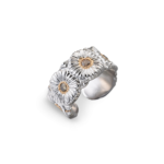 A BLOSSOMS DIAMONDS ETERNELLE Silver Daisy Wedding Buccellati,Ring