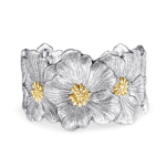 BLOSSOMS VERMEIL Gold-Vermeil Silver Gardenia Cuff Buccellati,Bracelet - Image 2