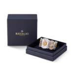 BLOSSOMS DIAMONDS Gold-Vermeil Silver Daisy Cuff Buccellati,Bracelet with Fancy Diamonds - Image 4